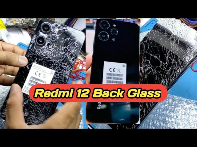 Redmi 12 Back Glass Change Redmi 12 Back Camera Glass Replacement
